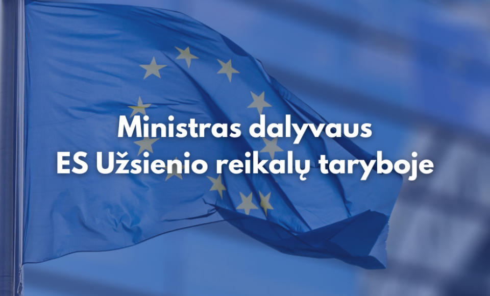 Lithuanian FM set to attend EU Foreign Affairs Council in Brussels