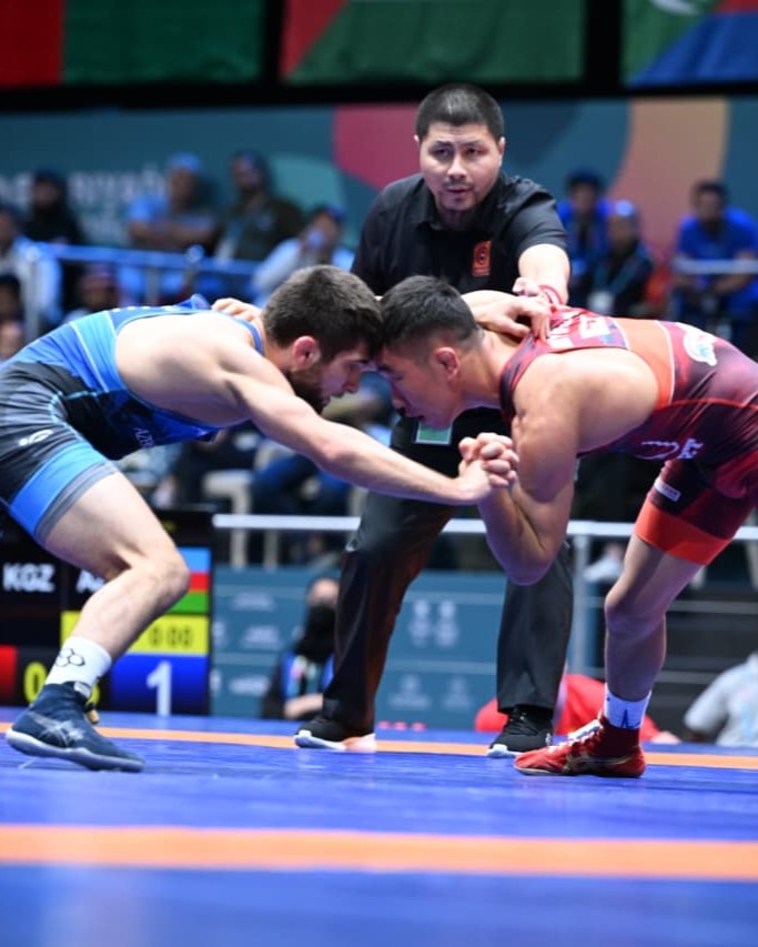 Azerbaijani wrestlers win three more medals at Islamic Solidarity Games (PHOTO)