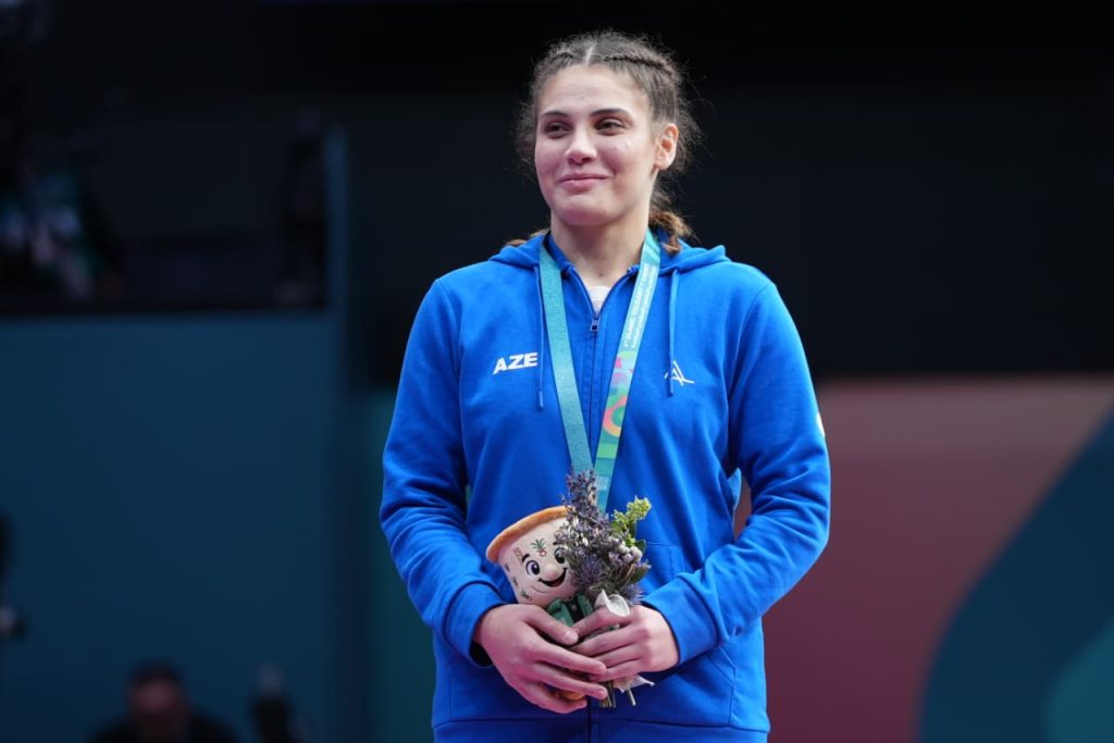 Azerbaijani wrestlers win three more medals at Islamic Solidarity Games (PHOTO)