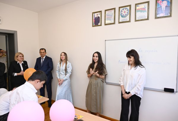 Vice-President of Heydar Aliyev Foundation Leyla Aliyeva visits boarding school in Lankaran (PHOTO)