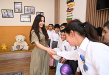 Vice-President of Heydar Aliyev Foundation Leyla Aliyeva visits boarding school in Lankaran (PHOTO)
