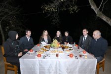 Leyla Aliyeva and Arzu Aliyeva visit family of National Hero Panjali Teymurov in Astara (PHOTO)