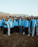 Leyla Aliyeva, Arzu Aliyeva, and Alena Aliyeva participate in ecological actions in Lankaran (PHOTO)