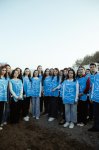 Leyla Aliyeva, Arzu Aliyeva, and Alena Aliyeva participate in ecological actions in Lankaran (PHOTO)