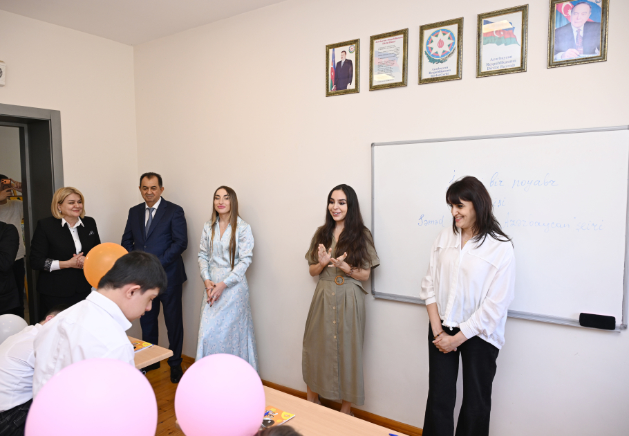 Vice-President of Heydar Aliyev Foundation Leyla Aliyeva visits boarding school in Lankaran (PHOTO)