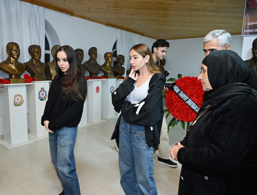 Leyla Aliyeva and Arzu Aliyeva visit family of National Hero Panjali Teymurov in Astara (PHOTO)