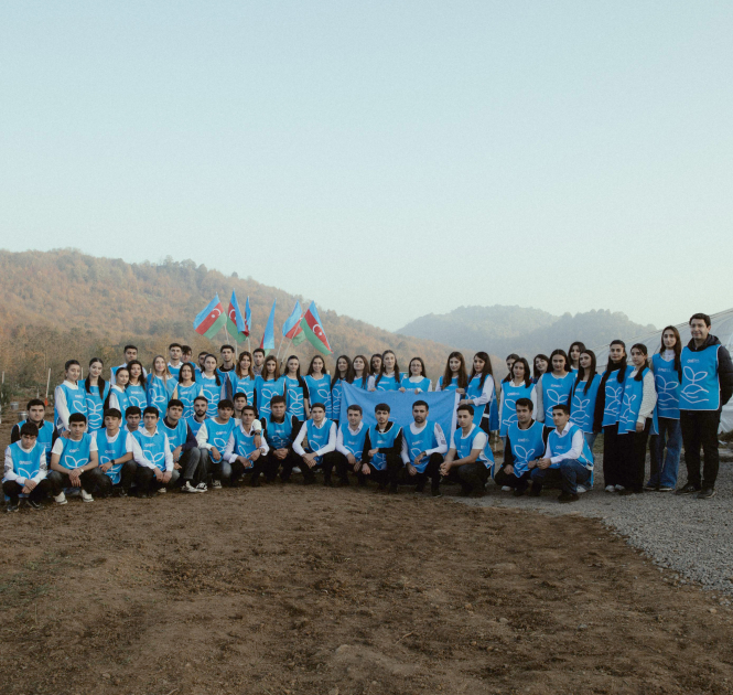 Leyla Aliyeva, Arzu Aliyeva, and Alena Aliyeva participate in ecological actions in Lankaran (PHOTO)