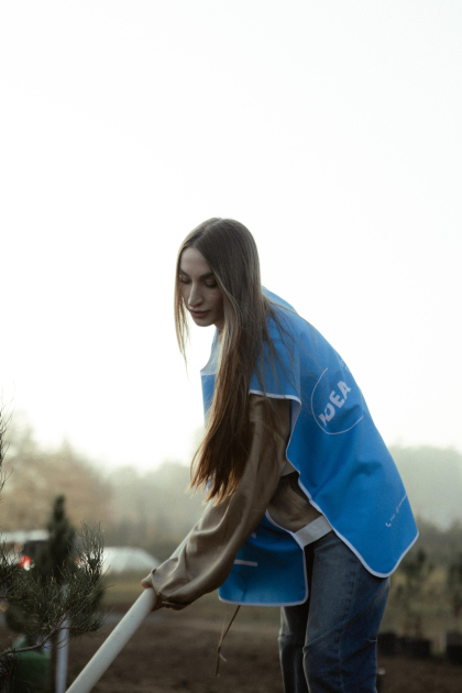 Leyla Aliyeva, Arzu Aliyeva, and Alena Aliyeva participate in ecological actions in Lankaran (PHOTO)