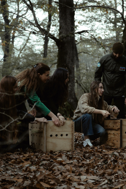 Leyla Aliyeva, Arzu Aliyeva, and Alena Aliyeva participate in ecological actions in Lankaran (PHOTO)