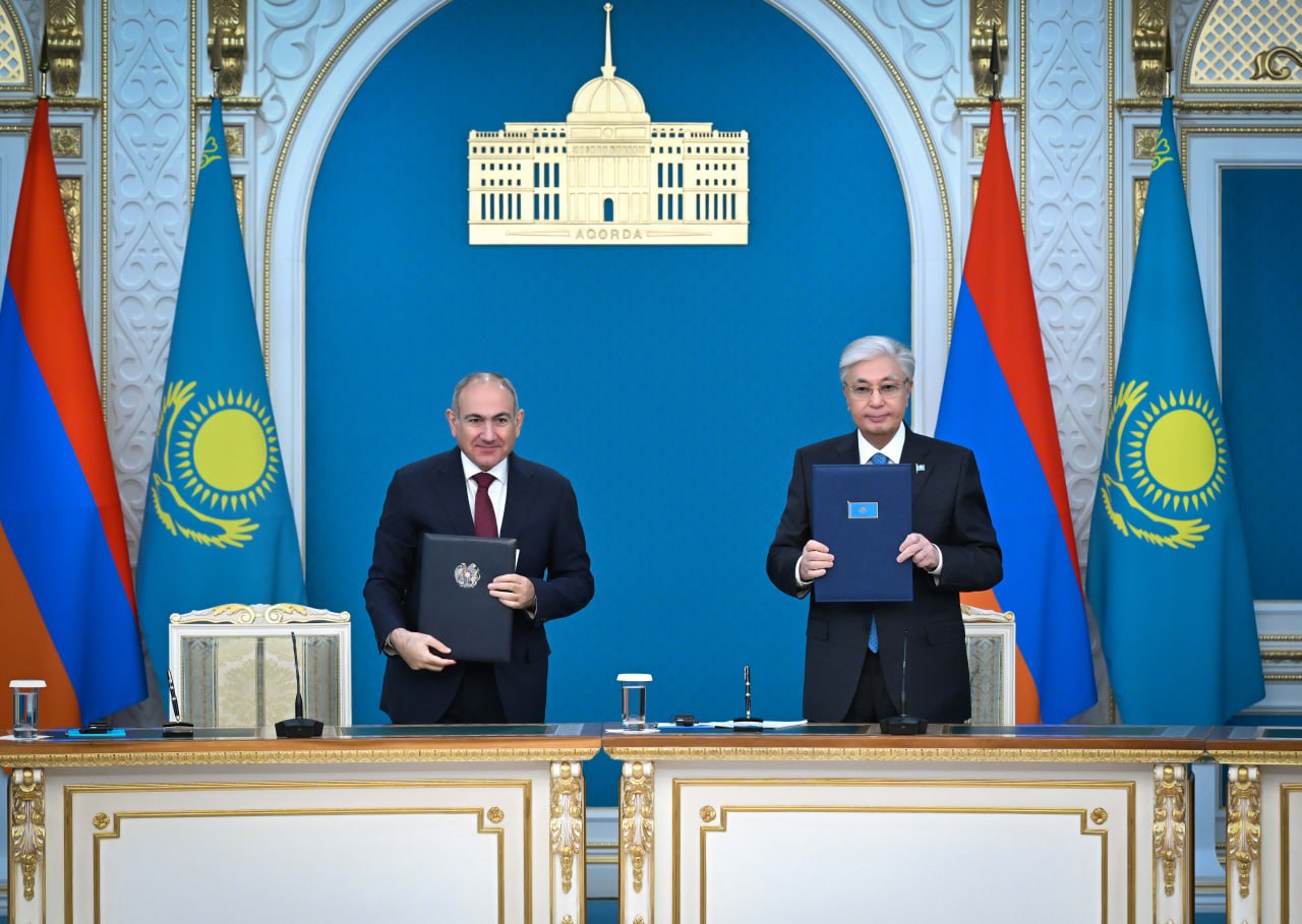 Kazakhstan, Armenia formalize deals across trade, tech, and nuclear energy