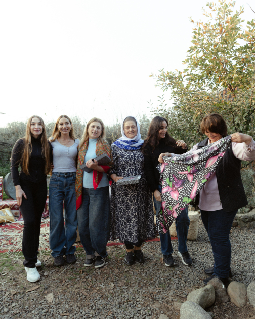 Leyla Aliyeva, Arzu Aliyeva, and Alena Aliyeva visit farming enterprise in Lankaran (PHOTO)