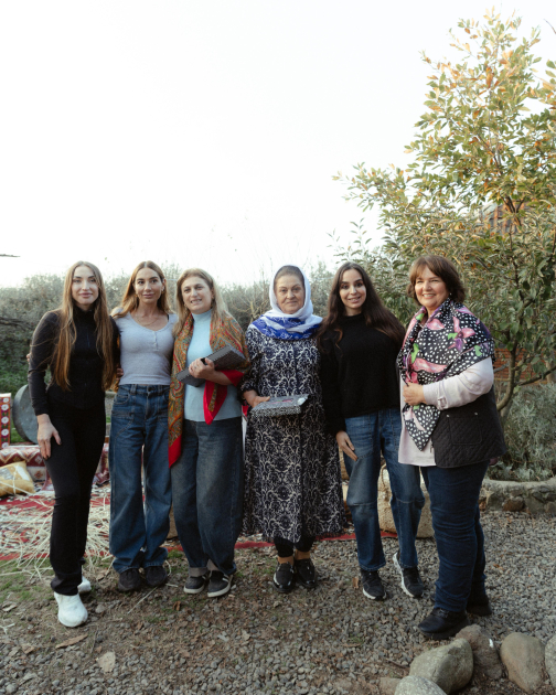 Leyla Aliyeva, Arzu Aliyeva, and Alena Aliyeva visit farming enterprise in Lankaran (PHOTO)