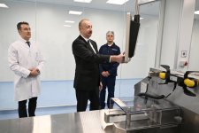 President Ilham Aliyev attends inauguration of pharmaceutical production facility (PHOTO)