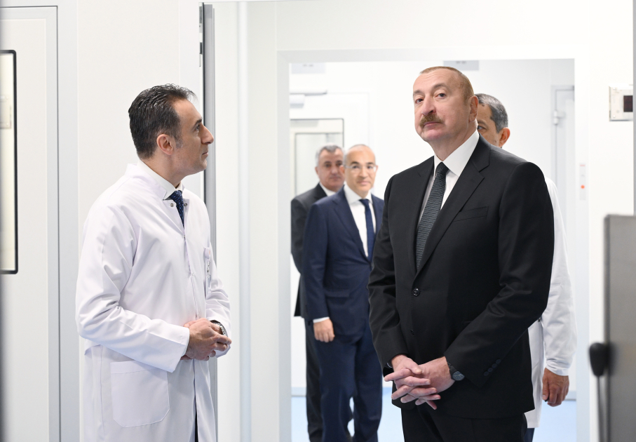 President Ilham Aliyev attends inauguration of pharmaceutical production facility (PHOTO)