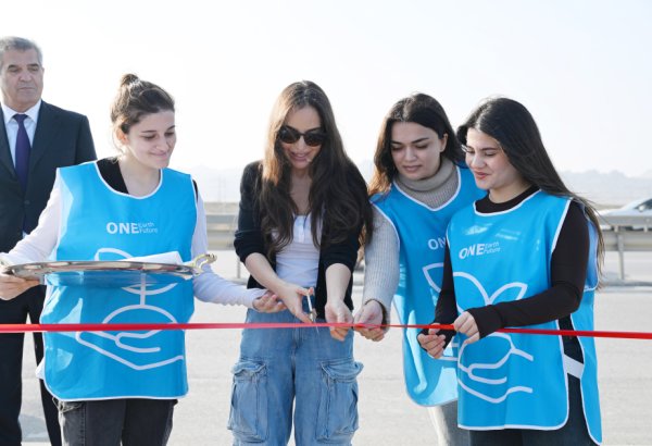 Vice-President of Heydar Aliyev Foundation Leyla Aliyeva attends inauguration of new park in Garadagh (PHOTO)