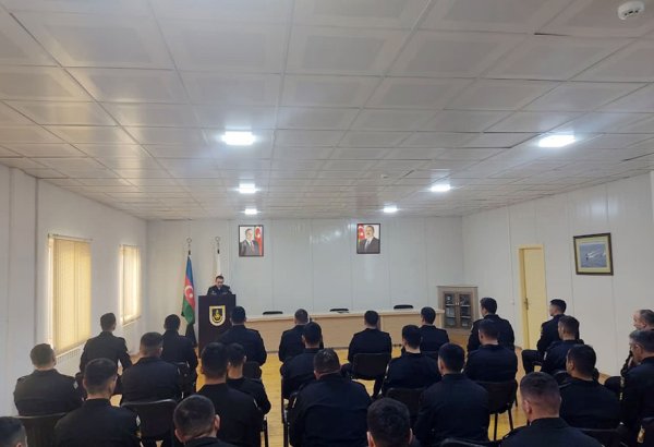 Azerbaijani Naval Forces hold events on “Year of Constitution and Sovereignty” (PHOTO)