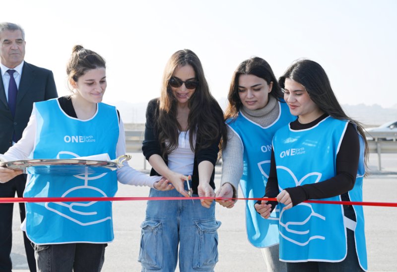 Vice-President of Heydar Aliyev Foundation Leyla Aliyeva attends inauguration of new park in Garadagh (PHOTO)