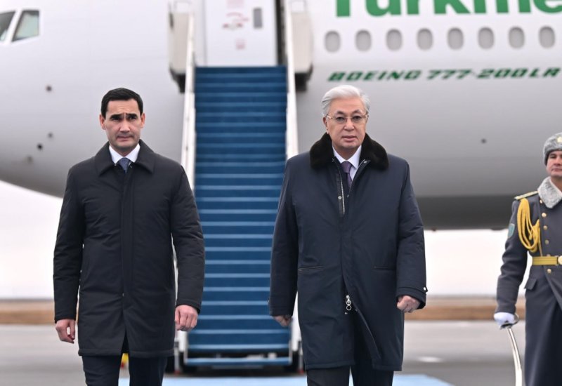 President of Turkmenistan touches down for state visit to Kazakhstan