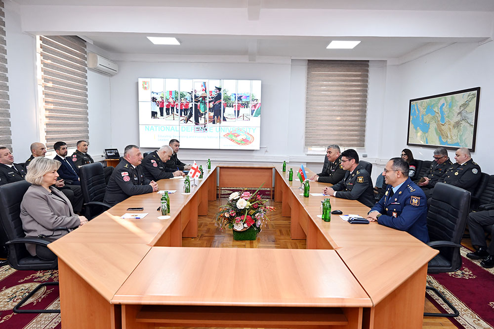 Azerbaijani and Georgian military institutions parley their educational opportunities