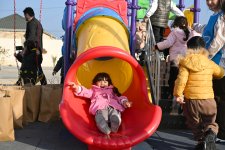 Vice-President of Heydar Aliyev Foundation Leyla Aliyeva attends inauguration of new park in Garadagh (PHOTO)