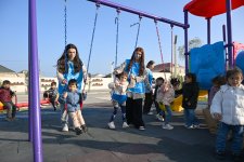 Vice-President of Heydar Aliyev Foundation Leyla Aliyeva attends inauguration of new park in Garadagh (PHOTO)