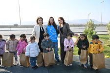 Vice-President of Heydar Aliyev Foundation Leyla Aliyeva attends inauguration of new park in Garadagh (PHOTO)