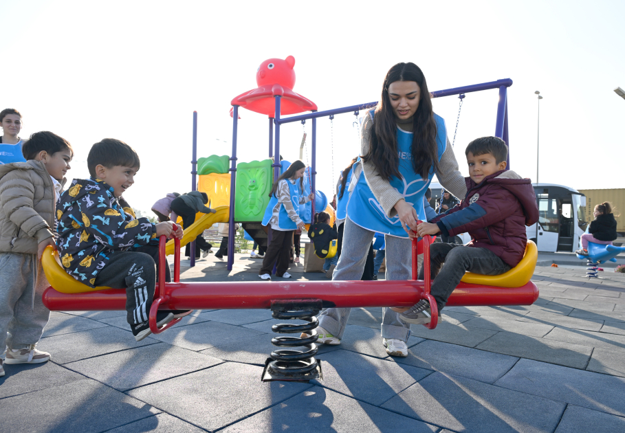 Vice-President of Heydar Aliyev Foundation Leyla Aliyeva attends inauguration of new park in Garadagh (PHOTO)