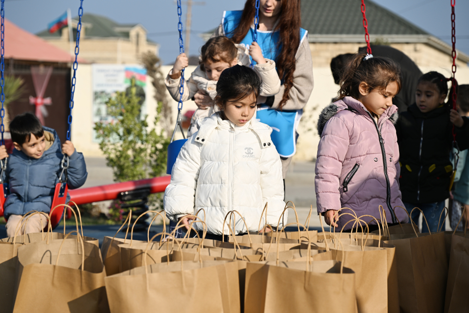 Vice-President of Heydar Aliyev Foundation Leyla Aliyeva attends inauguration of new park in Garadagh (PHOTO)
