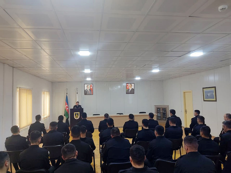 Azerbaijani Naval Forces hold events on “Year of Constitution and Sovereignty” (PHOTO)