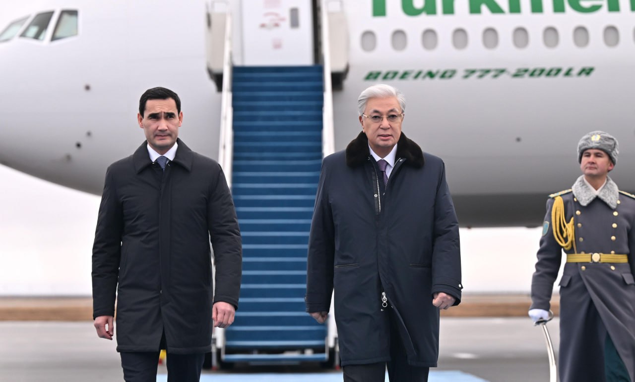 President of Turkmenistan touches down for state visit to Kazakhstan