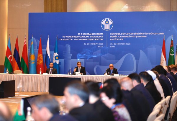 Azerbaijan's Baku rolls out 83rd meeting of CIS Railway Transport Council (PHOTO)