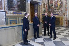 Azerbaijani FM visits Vatican Apostolic Library (PHOTO)