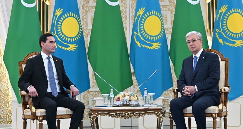 Kazakhstan, Turkmenistan discuss strengthening bilateral cooperation
