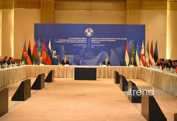 Azerbaijan's Baku proceeds with 83rd meeting of CIS Railway Transport Council (PHOTO)