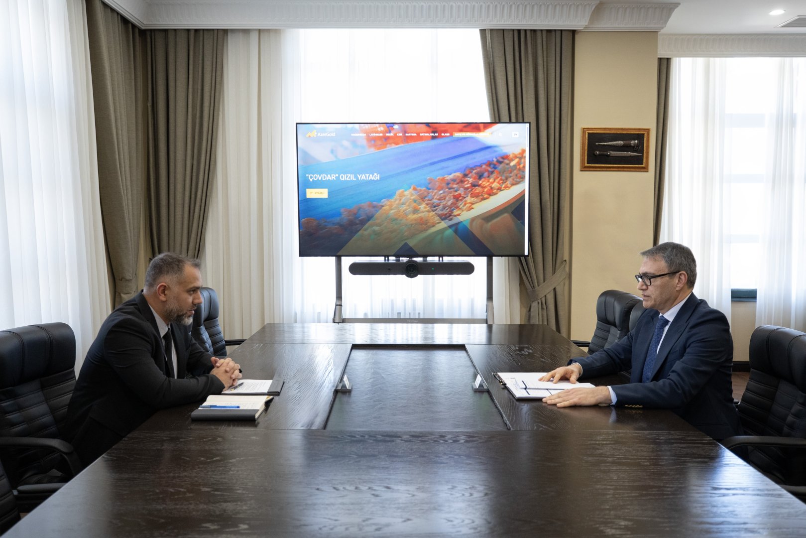 Meeting with winners of “Yüksəliş” competition held at “AzerGold” CJSC