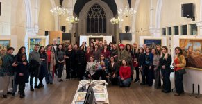 Azerbaijani artist's modern twist on 'Seven Beauties' stuns London audiences (PHOTO)