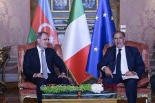 Azerbaijani FM discuss regional security issues with President of Italian Senate (PHOTO)