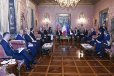 Azerbaijani FM discuss regional security issues with President of Italian Senate (PHOTO)