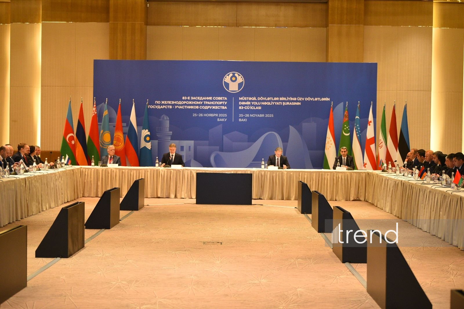 Azerbaijan's Baku proceeds with 83rd meeting of CIS Railway Transport Council (PHOTO)
