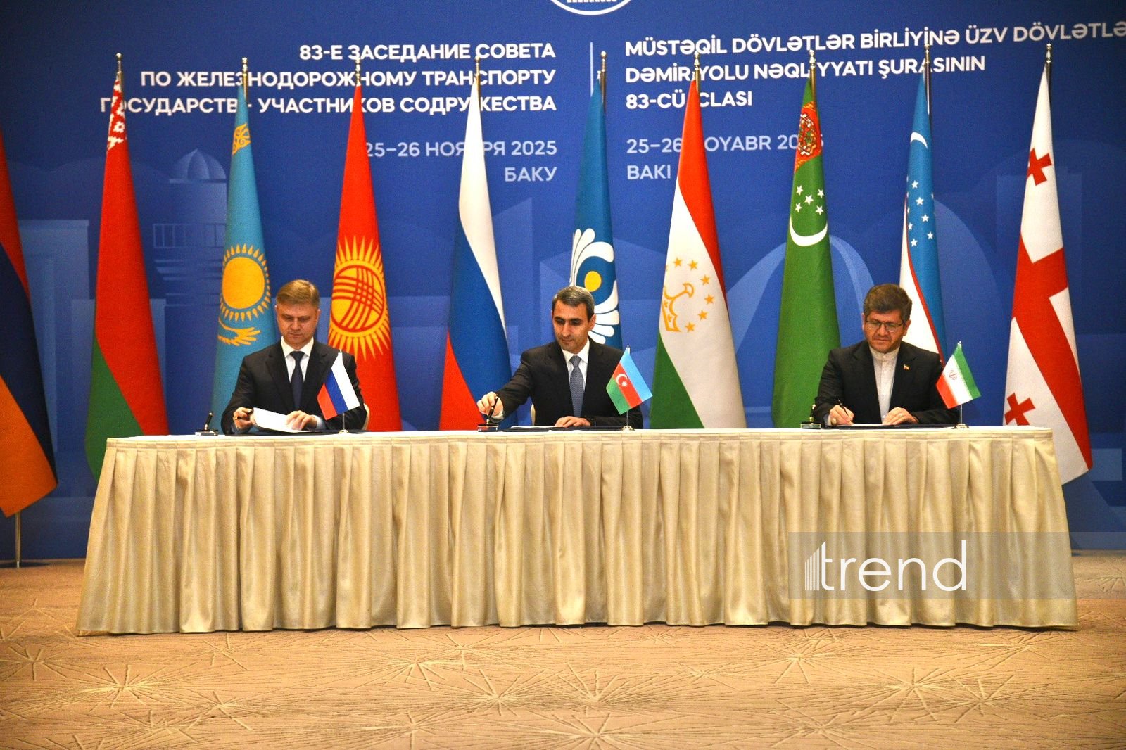 Azerbaijan, Russia and Iran strike deal on boosting North-South cooperation efficiency (PHOTO)