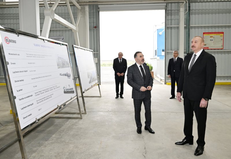 President Ilham Aliyev attends inauguration of AZWOOL mineral rock wool plant (PHOTO)
