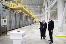 President Ilham Aliyev attends inauguration of AZWOOL mineral rock wool plant (PHOTO/VIDEO)