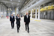President Ilham Aliyev attends inauguration of AZWOOL mineral rock wool plant (PHOTO/VIDEO)