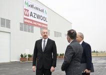 President Ilham Aliyev attends inauguration of AZWOOL mineral rock wool plant (PHOTO/VIDEO)