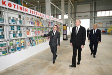 President Ilham Aliyev attends inauguration of AZWOOL mineral rock wool plant (PHOTO/VIDEO)