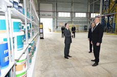 President Ilham Aliyev attends inauguration of AZWOOL mineral rock wool plant (PHOTO/VIDEO)