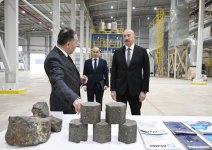 President Ilham Aliyev attends inauguration of AZWOOL mineral rock wool plant (PHOTO/VIDEO)
