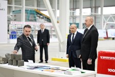 President Ilham Aliyev attends inauguration of AZWOOL mineral rock wool plant (PHOTO/VIDEO)