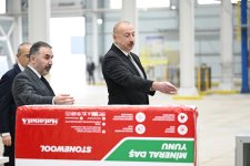 President Ilham Aliyev attends inauguration of AZWOOL mineral rock wool plant (PHOTO/VIDEO)