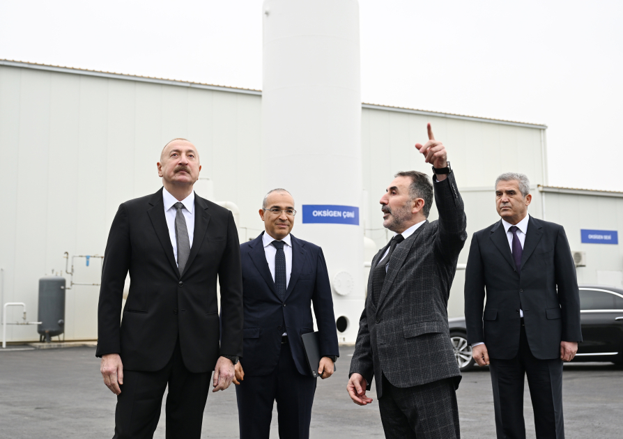 President Ilham Aliyev attends inauguration of AZWOOL mineral rock wool plant (PHOTO/VIDEO)